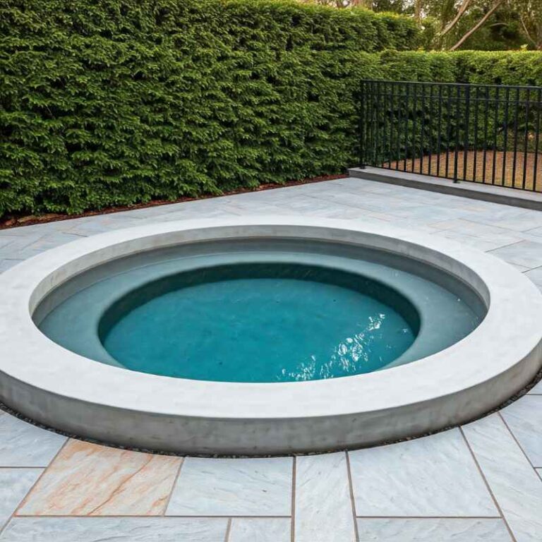 round plunge pool