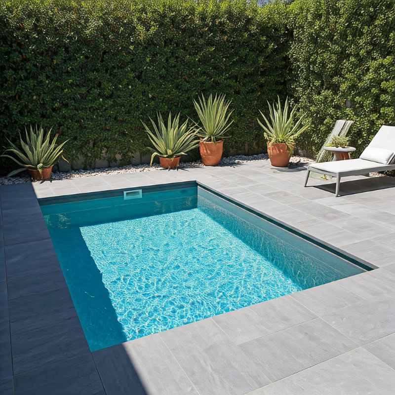 concrete inground plunge pool