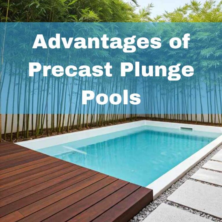 Advantages of precast plunge pools