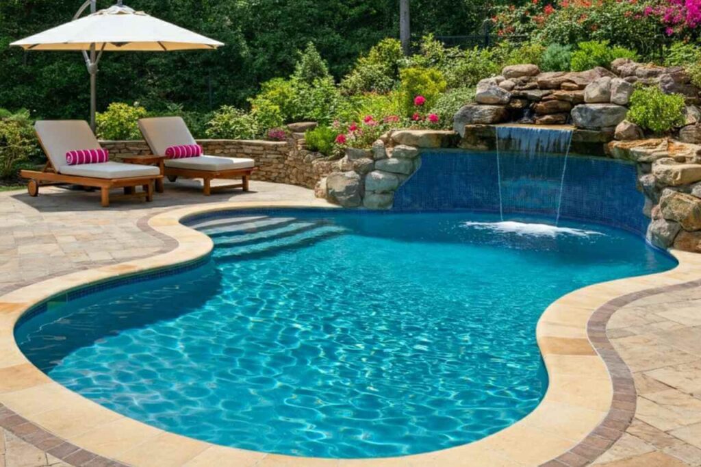 Freeform pool designs