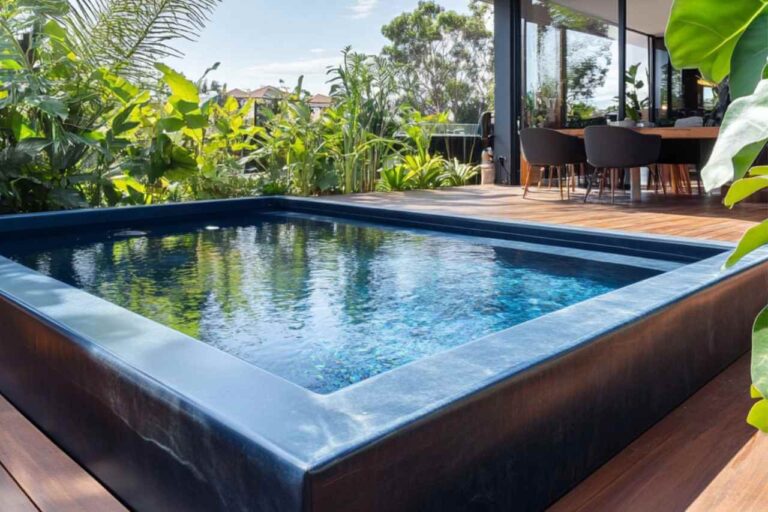 Fibreglass plunge pool