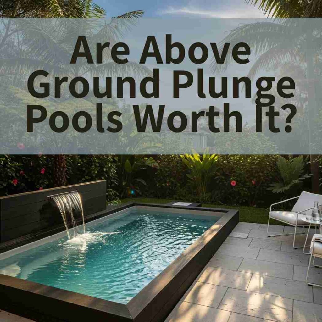 Are Above Ground Plunge Pools Worth It