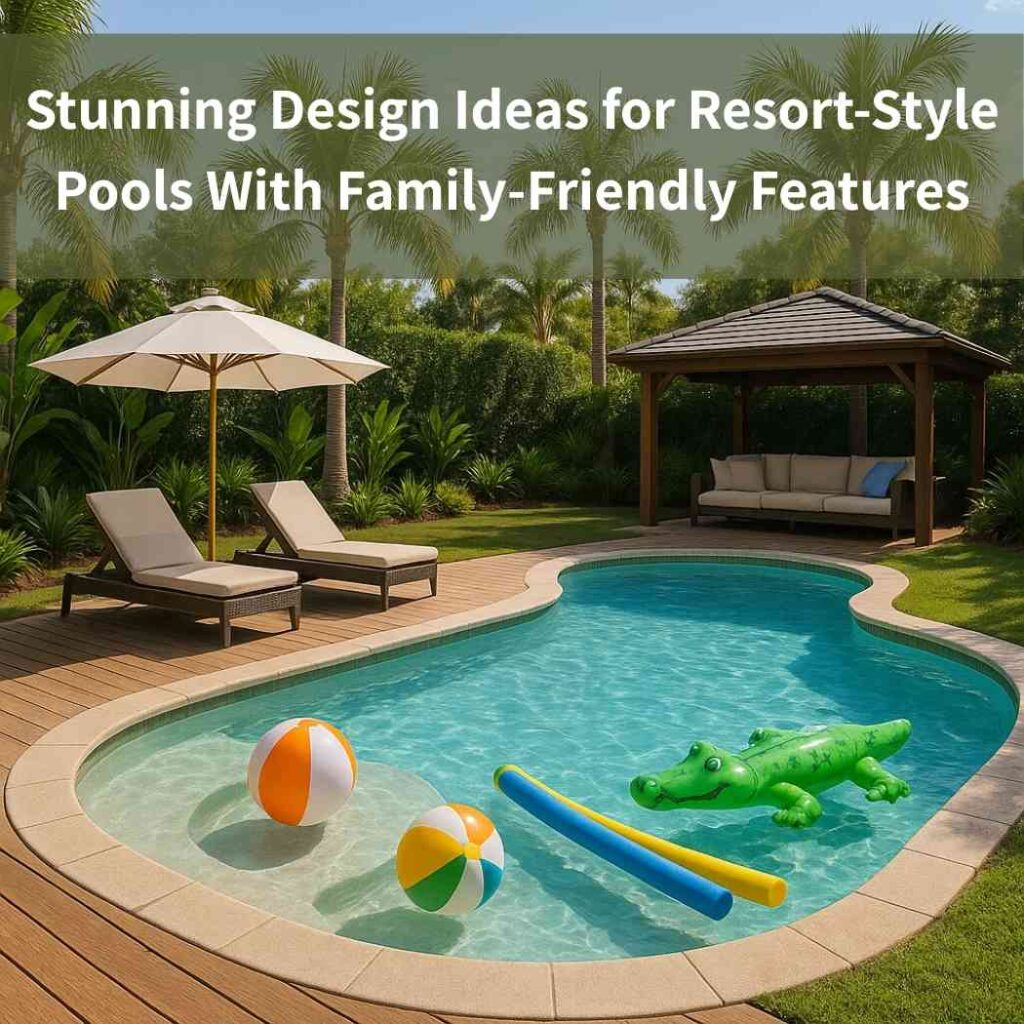 Stunning Design Ideas for Resort-Style Pools With Family-Friendly Features