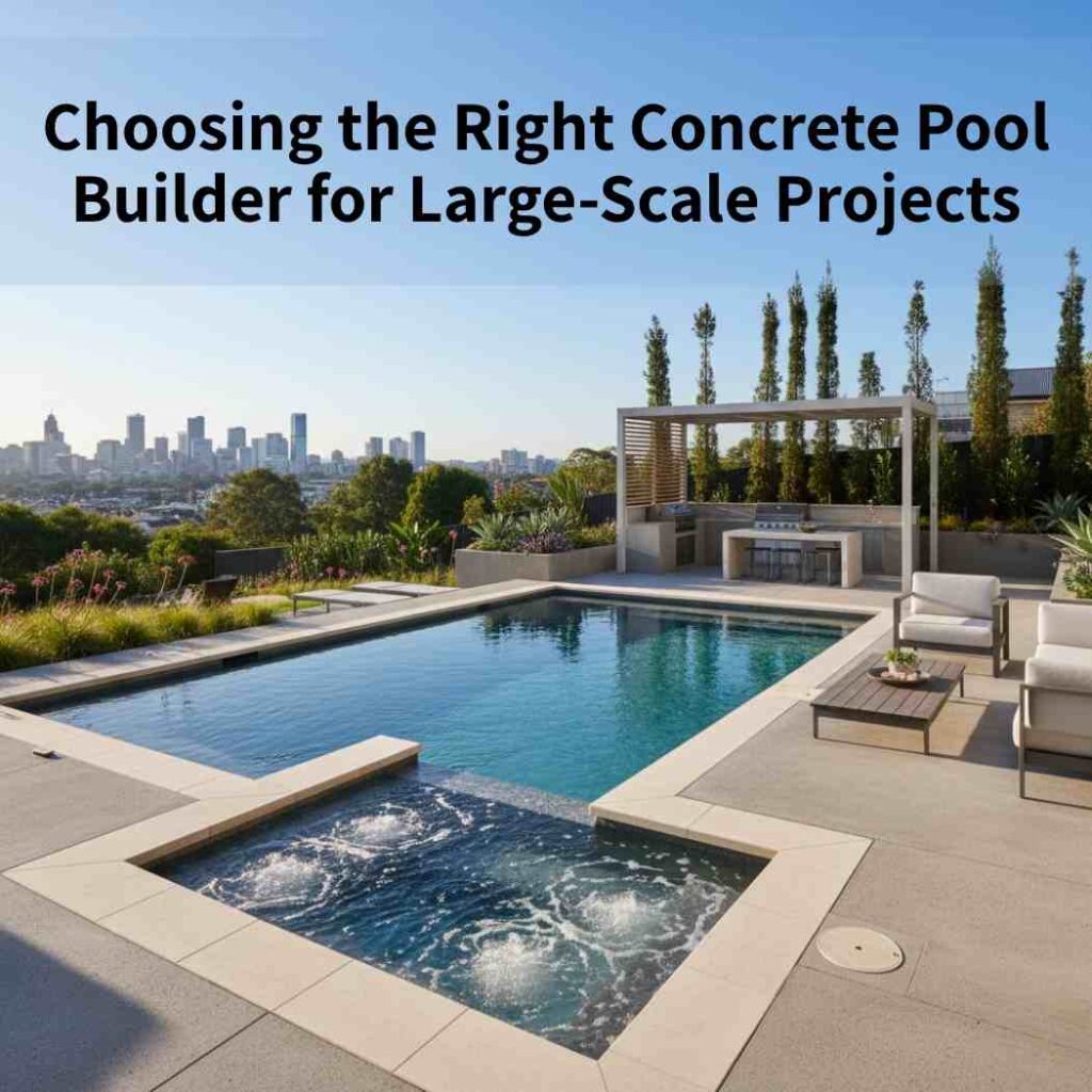 Choosing the Right Concrete Pool Builder for Large-Scale Projects