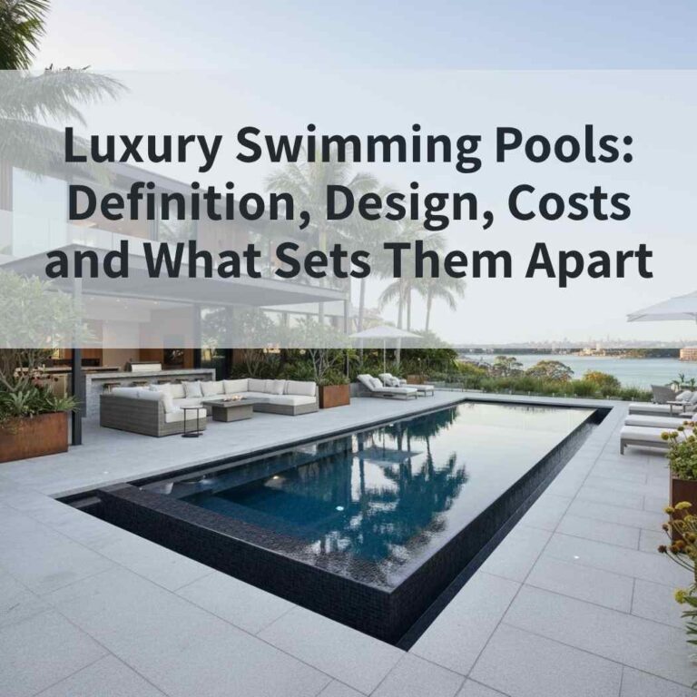 Luxury Swimming Pools Definition, Design, Costs and What Sets Them Apart