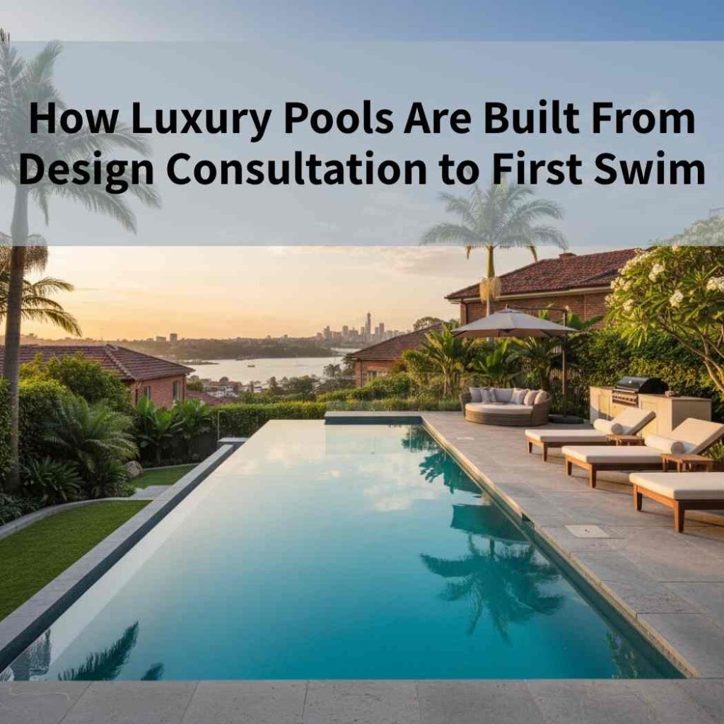 How Luxury Pools Are Built From Design Consultation to First Swim