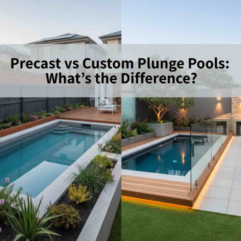 Precast vs Custom Plunge Pools: What’s the Difference?